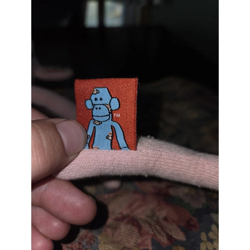Vintage 2006 Paul Frank Pink Sock Monkey Approximately 15